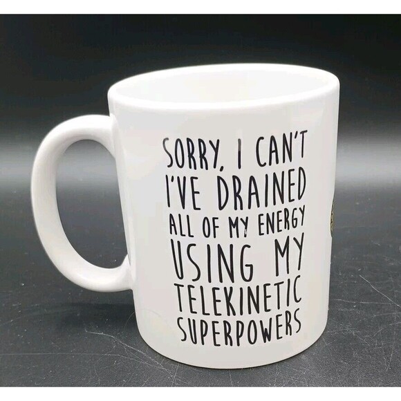 Stranger Things Mug Eleven Eggo Waffle I Drained My Telekinetic Superpowers - Picture 1 of 7